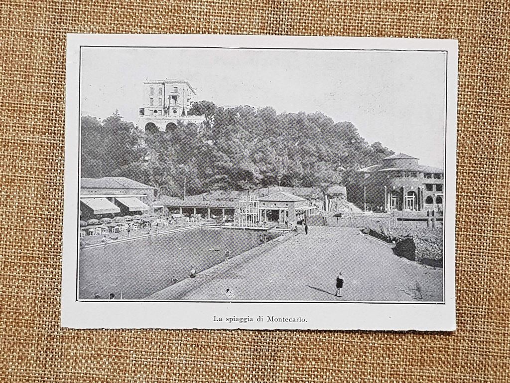Monte Carlo o Montecarlo nel 1931 La spiaggia Principato di …