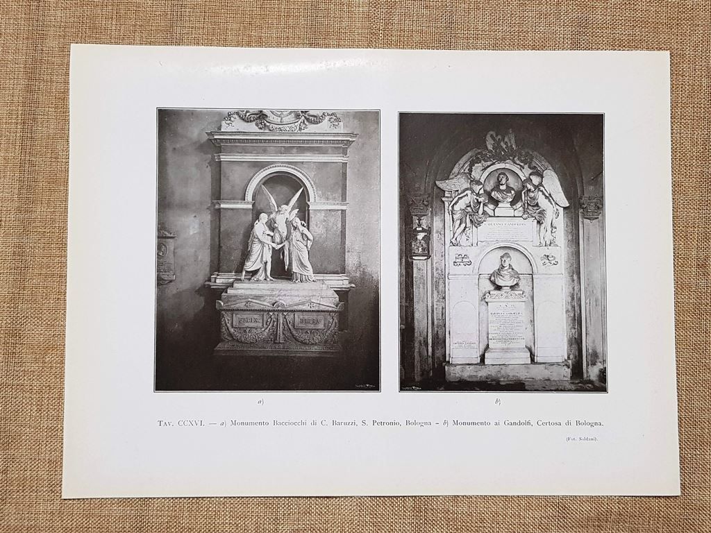 Monumento Bacciocchi San Petronio e ai Gandolfi Certosa di Bologna …