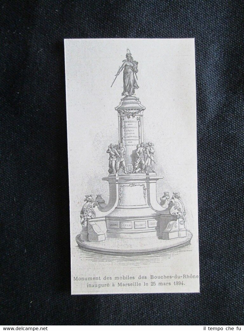 Monumento dei moventi di Bouches du Rhone, inaugurato a Marsiglia …