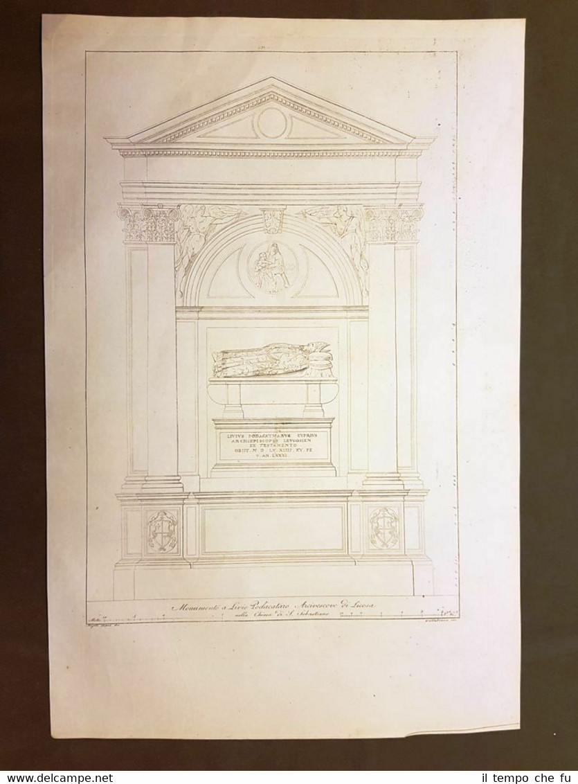 Monumento Livio Podacataro Arcivescovo Nicosia Chiesa S.Sebastiano Venezia 1830