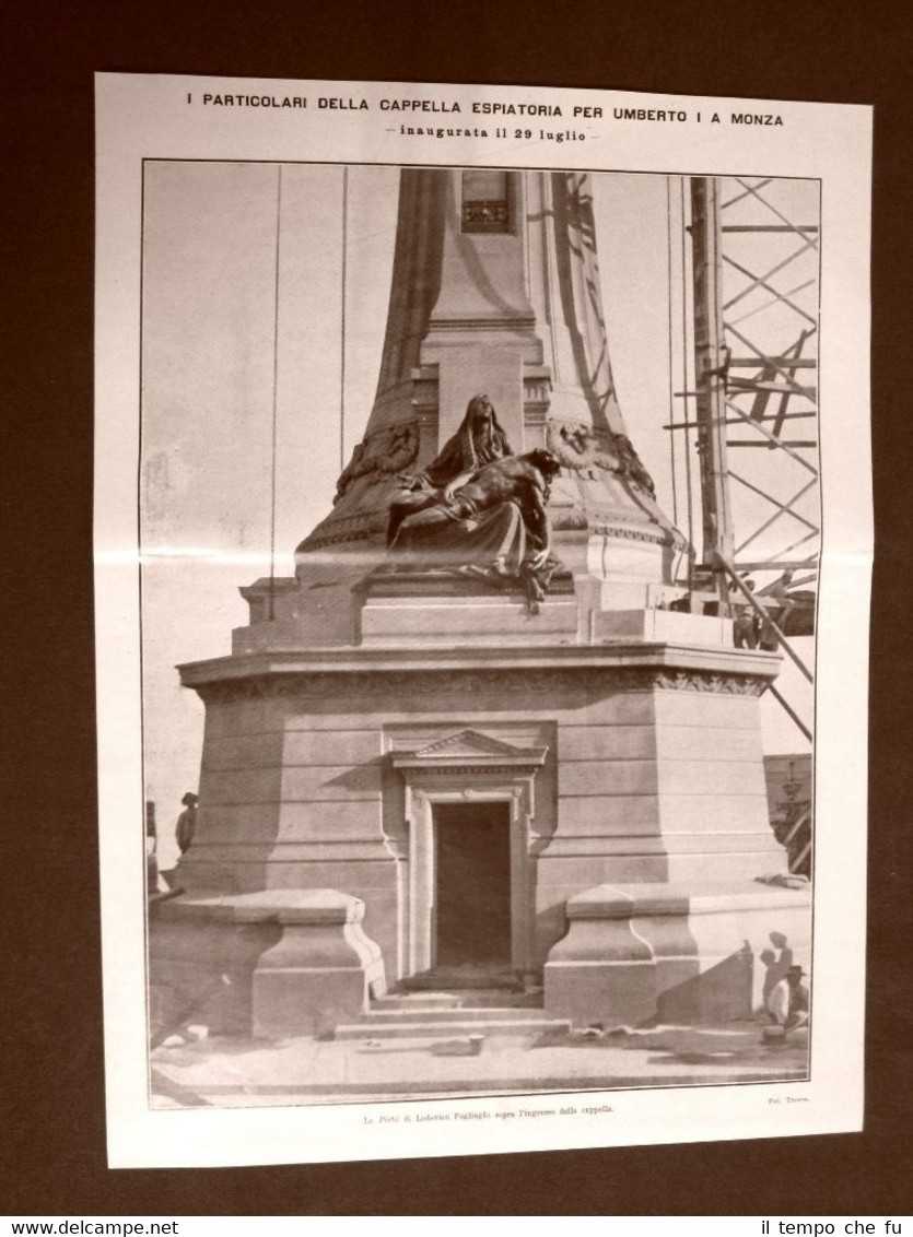 Monza 29 luglio 1910 Cappella Re Umberto I Pietà di …