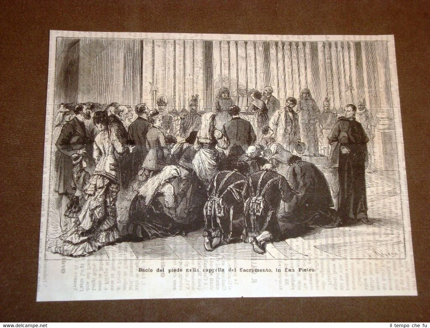 Morte di Papa Pio IX 1878 Bacio del piede Cappella …