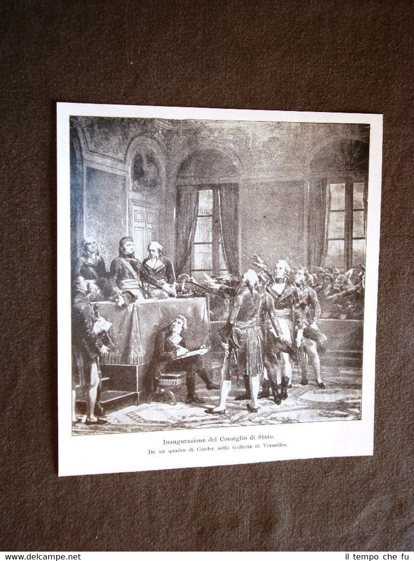 Napoleone Bonaparte e l'inaugurazione del Consiglio di Stato Quadro di …