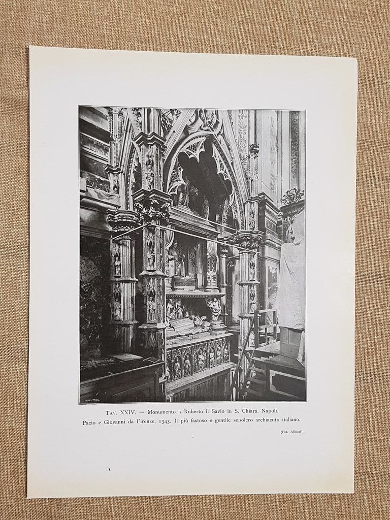 Napoli 1917 Monumento a Roberto Savio S. Chiara Pacio e …