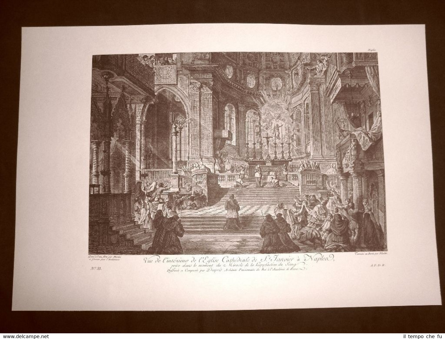 Napoli Cattedrale San Gennaro liquefazione sangue Voyage Pittoresque Saint Non