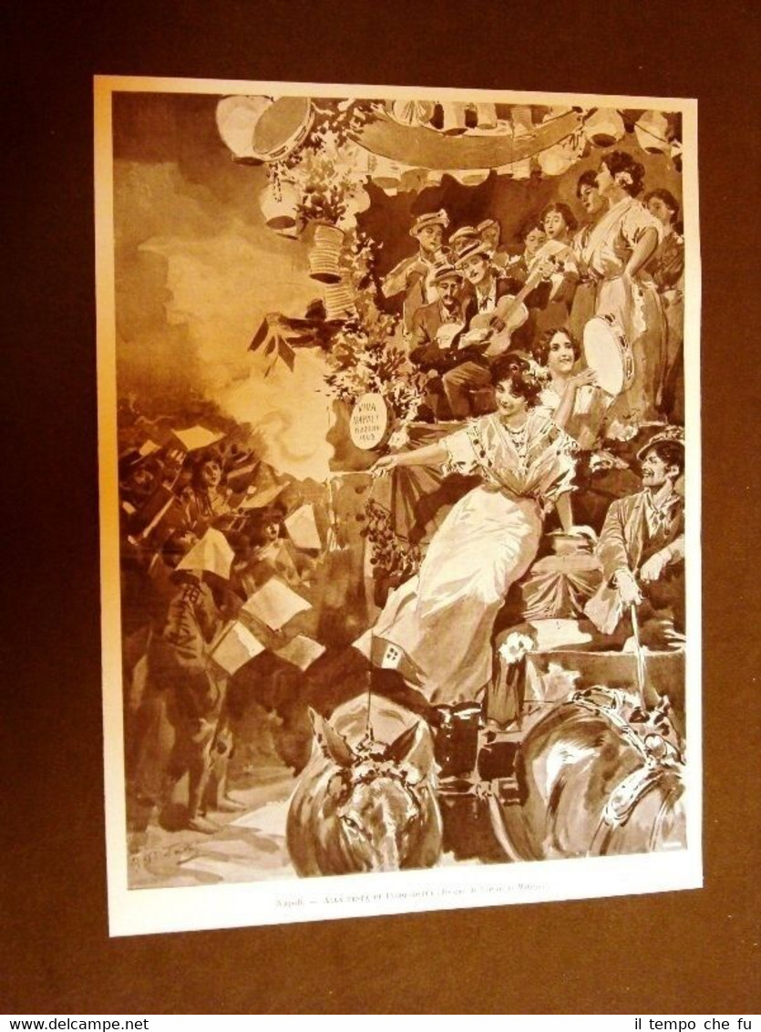Napoli Festa di Piedigrotta nel 1902