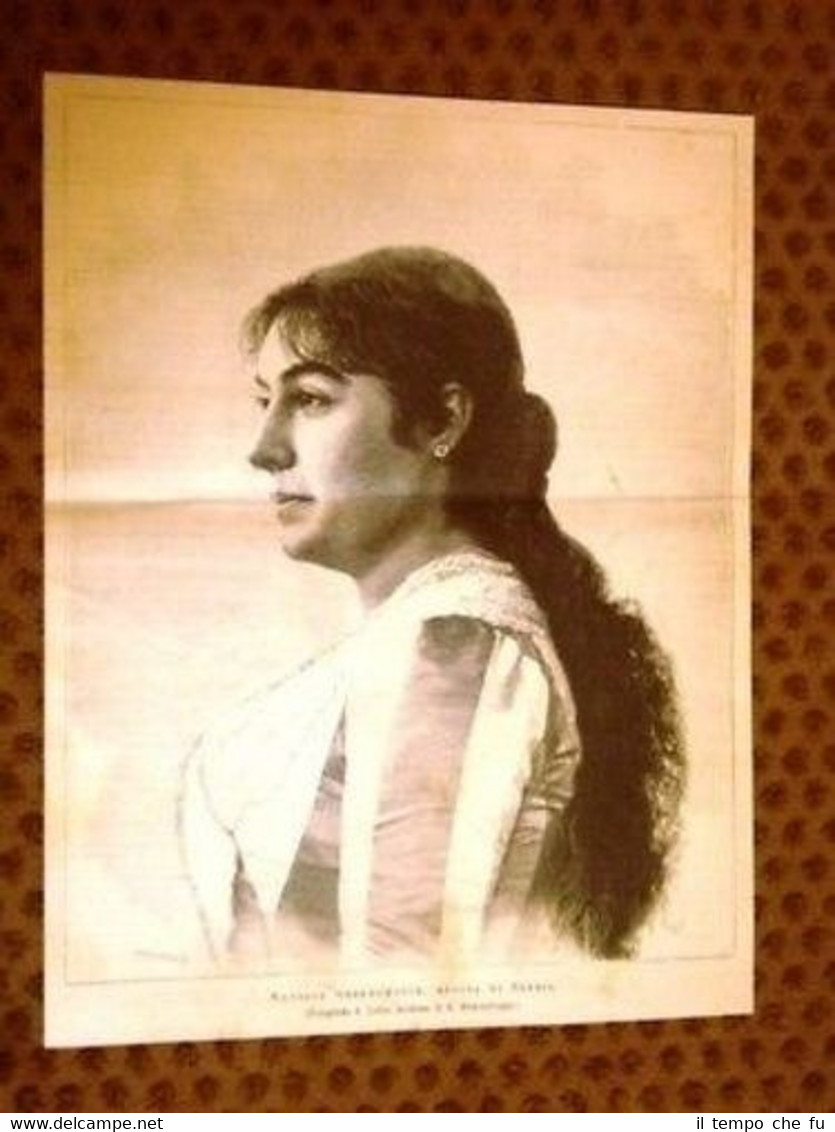 Natalia Obrenowitch Regina di Serbia di E. Mancastroppa