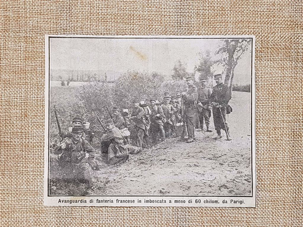 Nei pressi di Parigi nel 1914 Fanteria francese Prima Guerra …