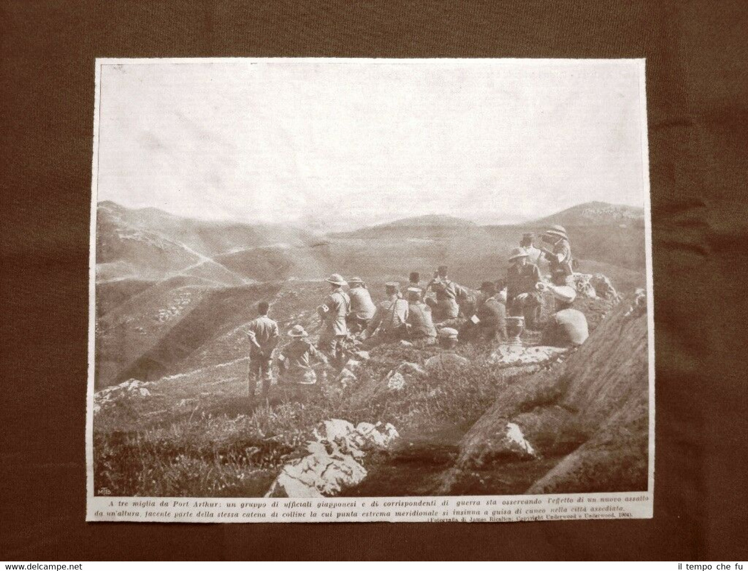 Nei pressi di Port Arthur nel 1908 Ufficiali giapponesi e …