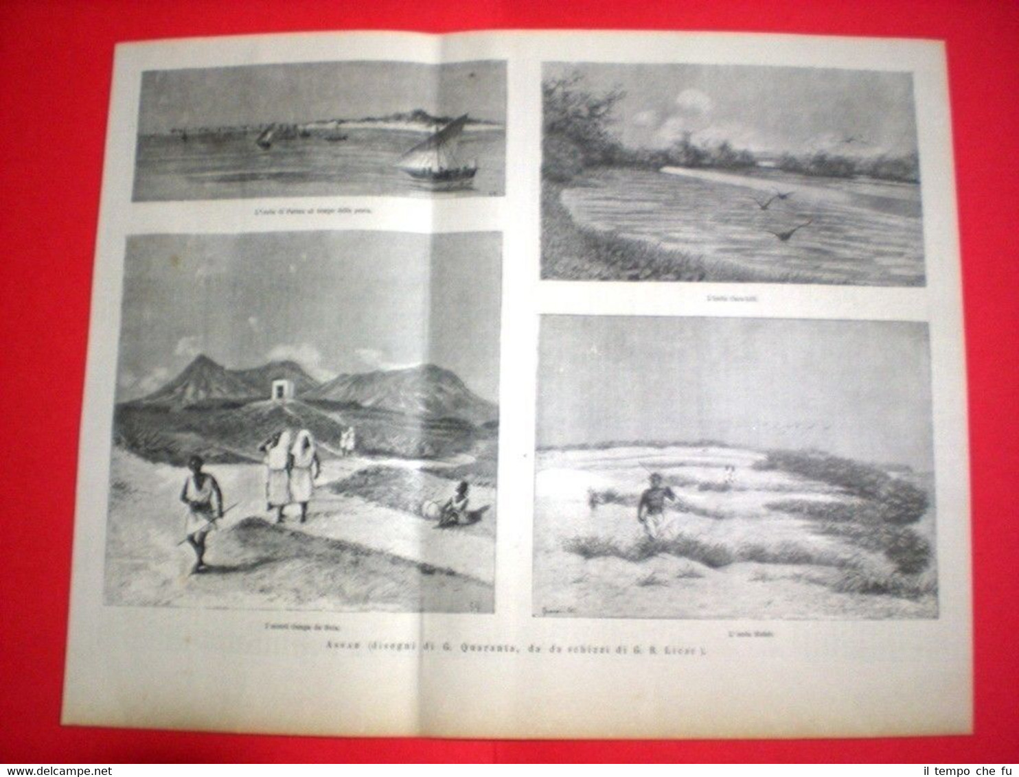 Nel 1885 ad Assab - Isola di Fatma, Cara-kili, Hòleb …