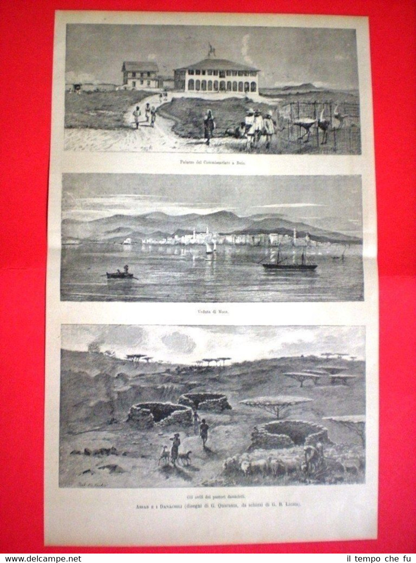 Nel 1885 ad Assab - Palazzo del Commissariato, Veduta di …