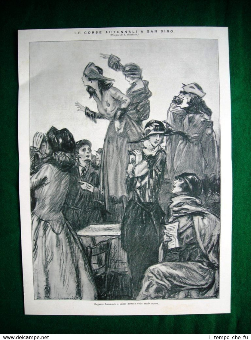 Nel 1921 Corse Autunnali a San Siro, eleganze femminili e …