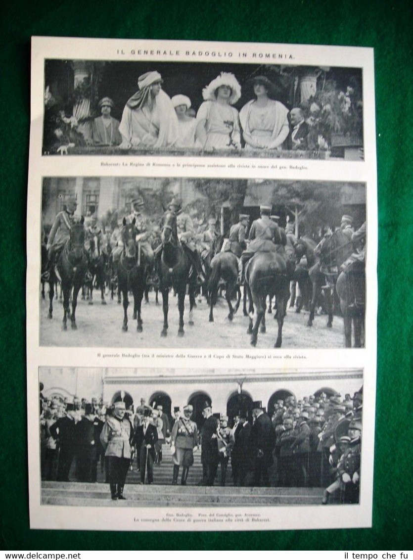 Nel 1921 Romenia gen. Badoglio gen. Averescu Regina di Romenia …