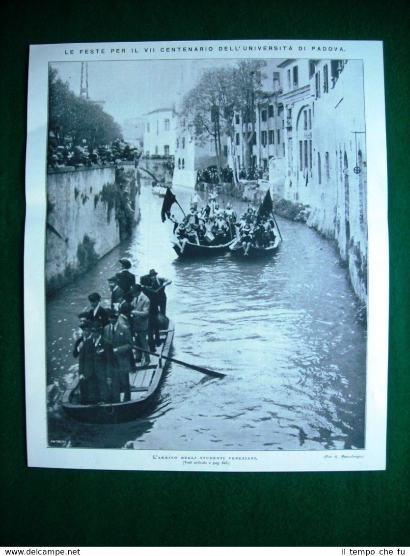 Nel 1922 le feste per il VII centenario dell'Università di …