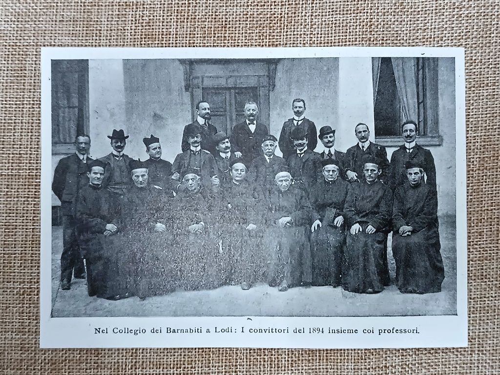 Nel collegio dei Barnabiti a Lodi nel 1906: convittori del …