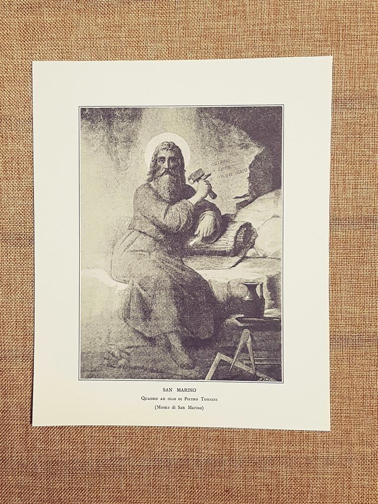 Nel Museo di San Marino nel 1911 Il Santo Quadro …