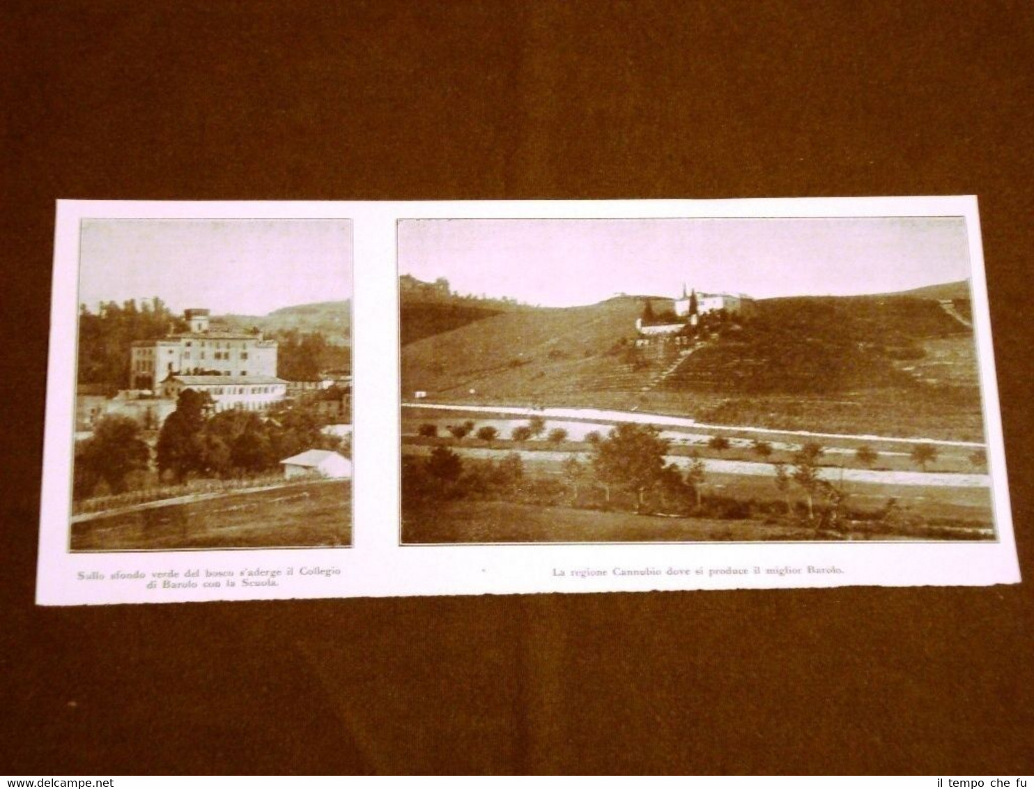 Nel paese del vino Barolo nel 1928 Collegio di barolo …