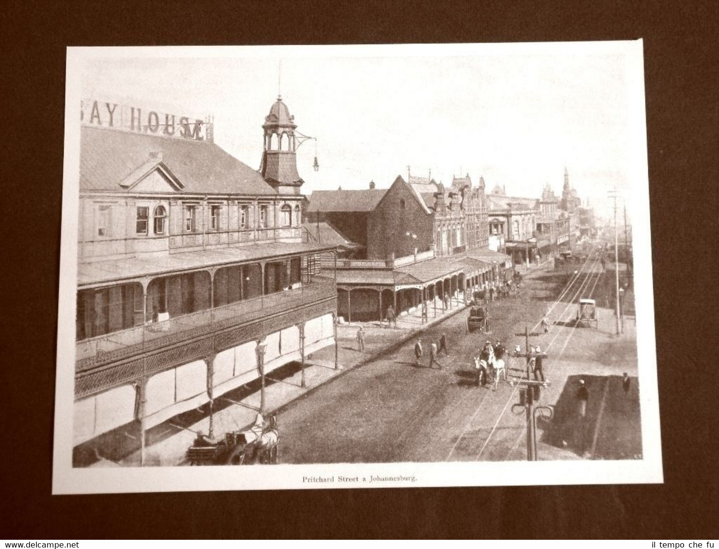 Nel Transvaal nel 1899 Pritchard Street a Johannesburg Sudafrica