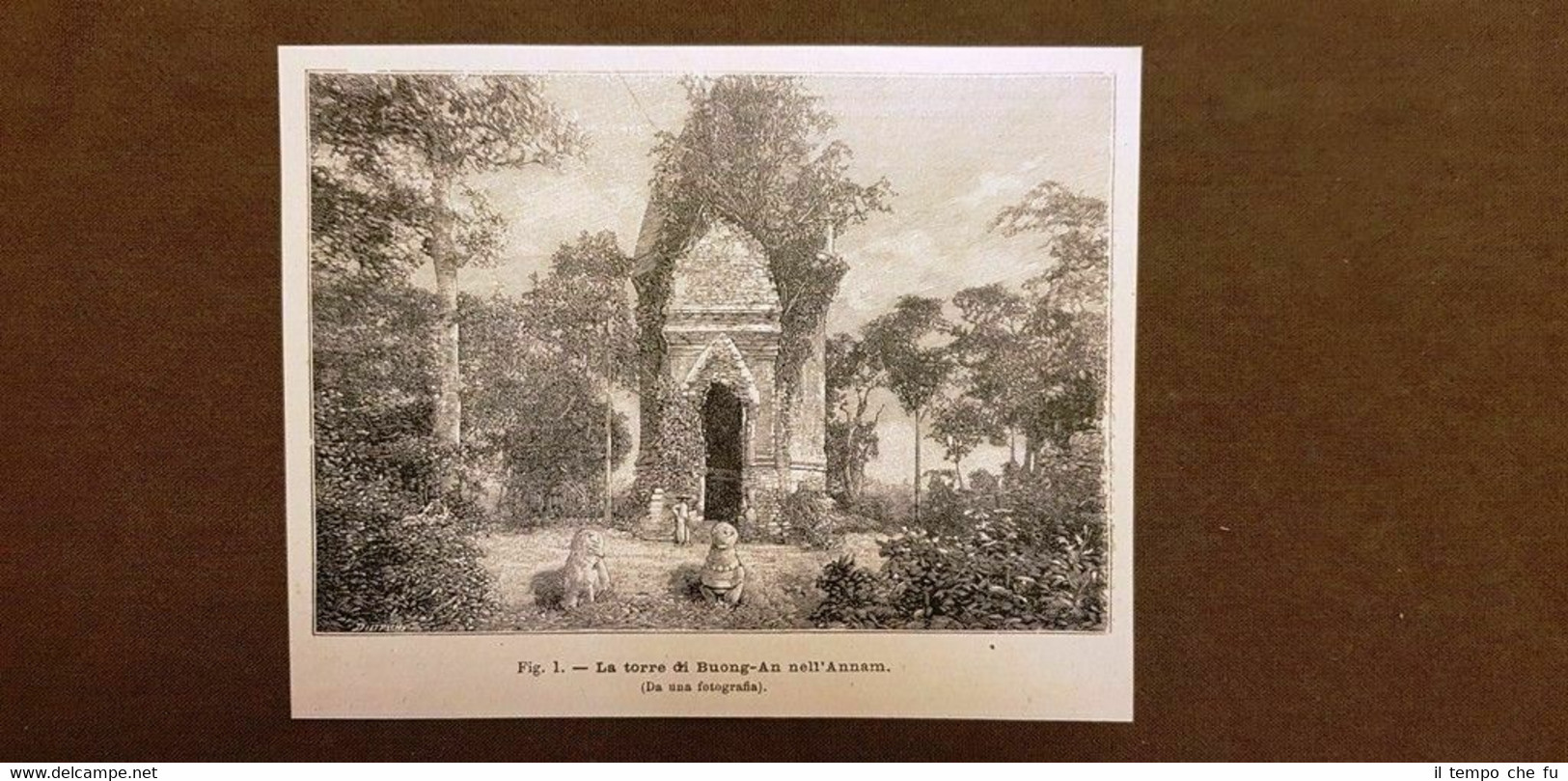 Nell'Annam nel 1895 La Torre di Buong-An Vietnam