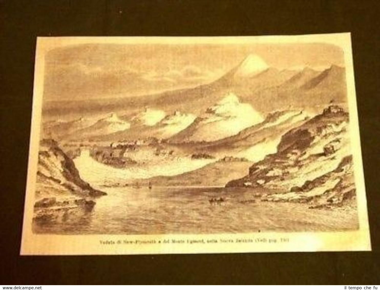 New Plymouth e Monte Egmont Nuova Zelanda o New Zeland