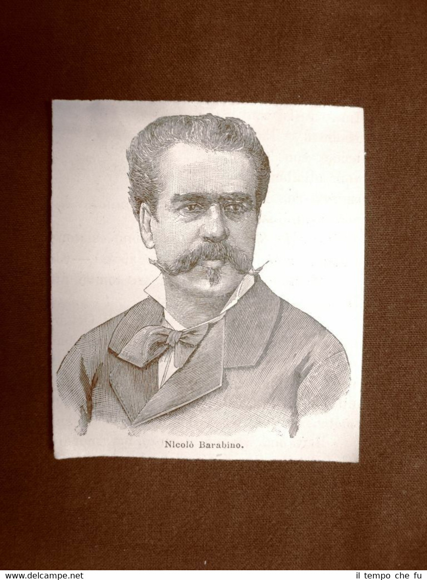 Nicolò Barabino San Pier d'Arena, 13 giugno 1832 – Firenze, …