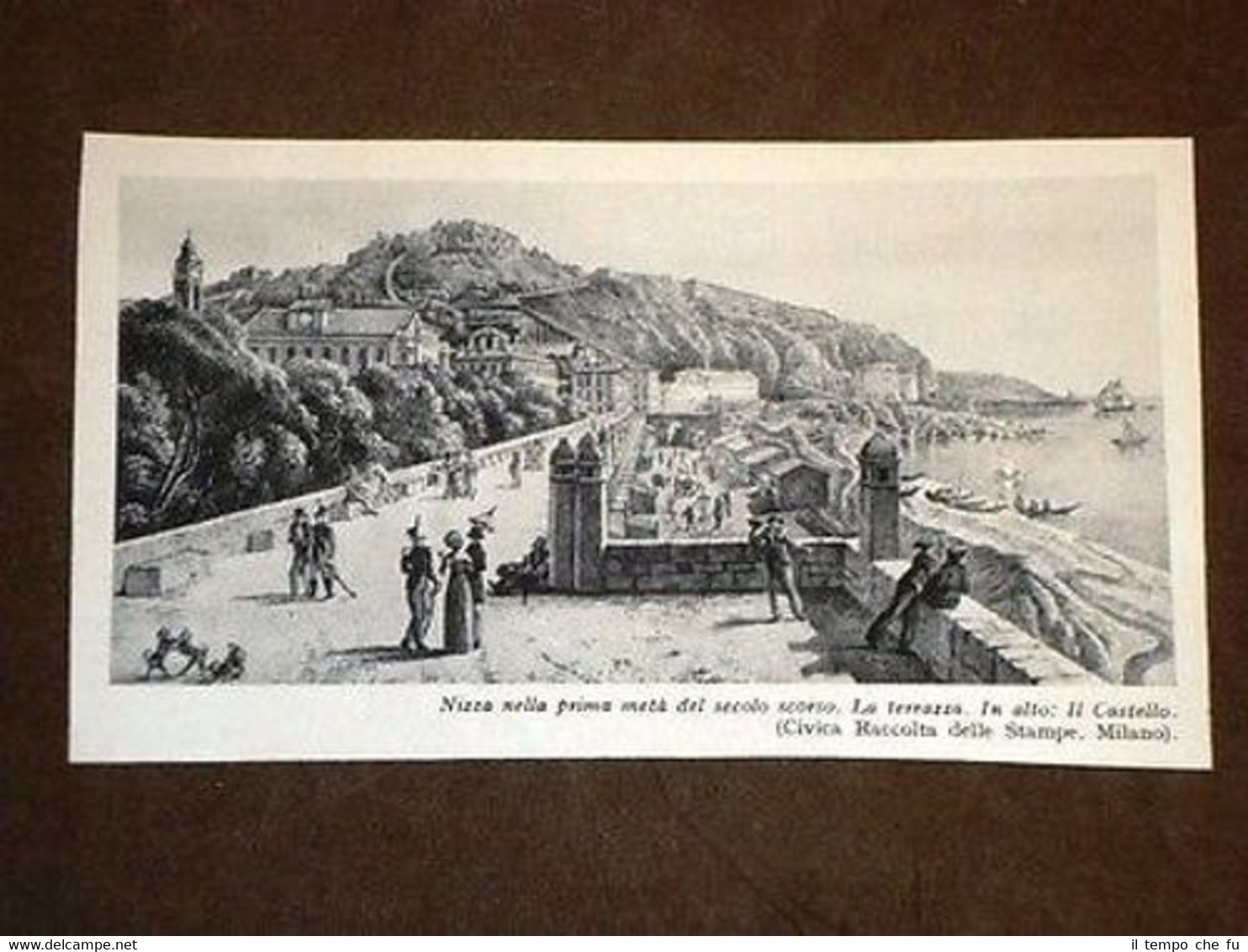 Nizza nel 1800 Terrazza e Castello