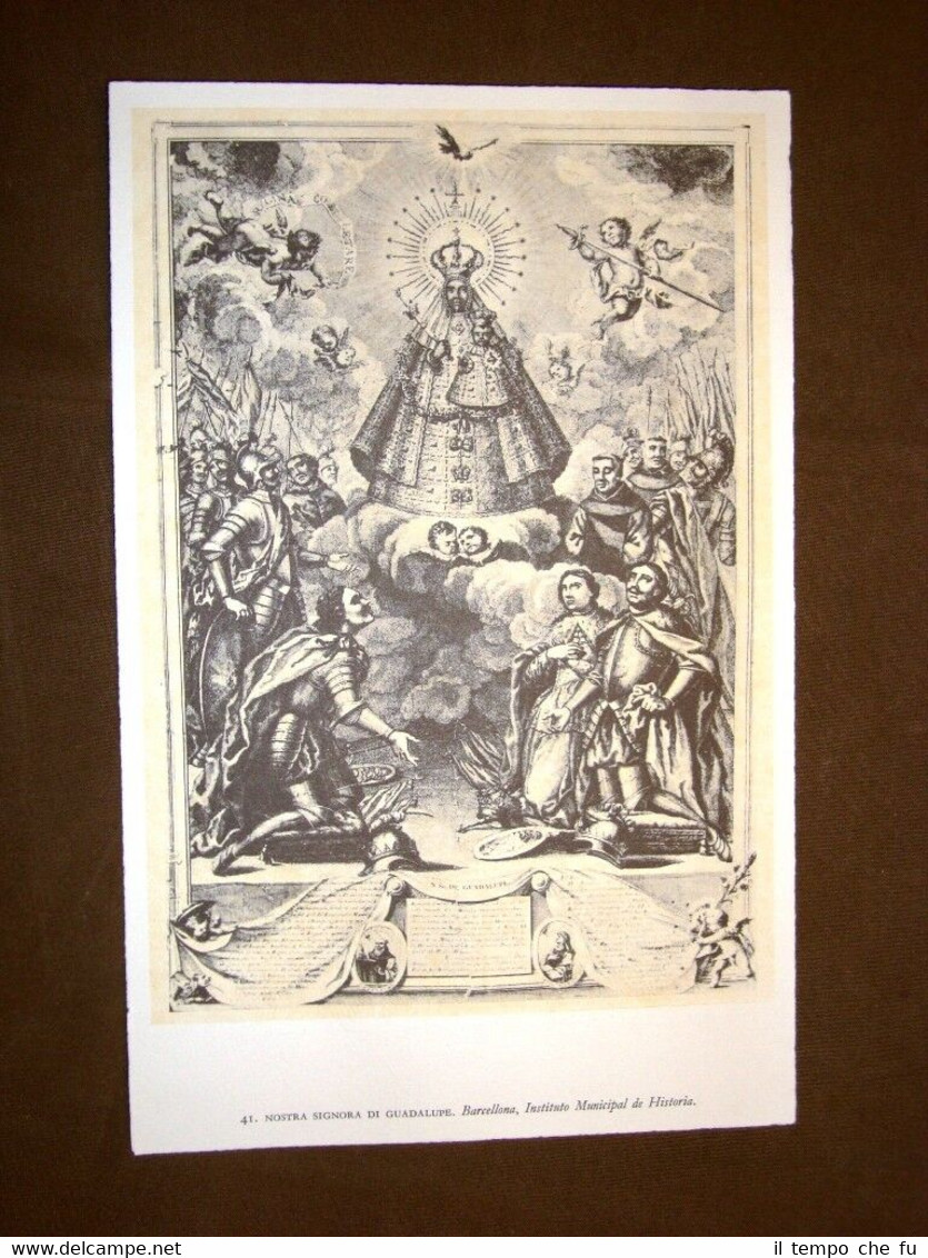 Nostra Signora Guadalupe + Madonna della Mercede Stampa popolare spagnola …