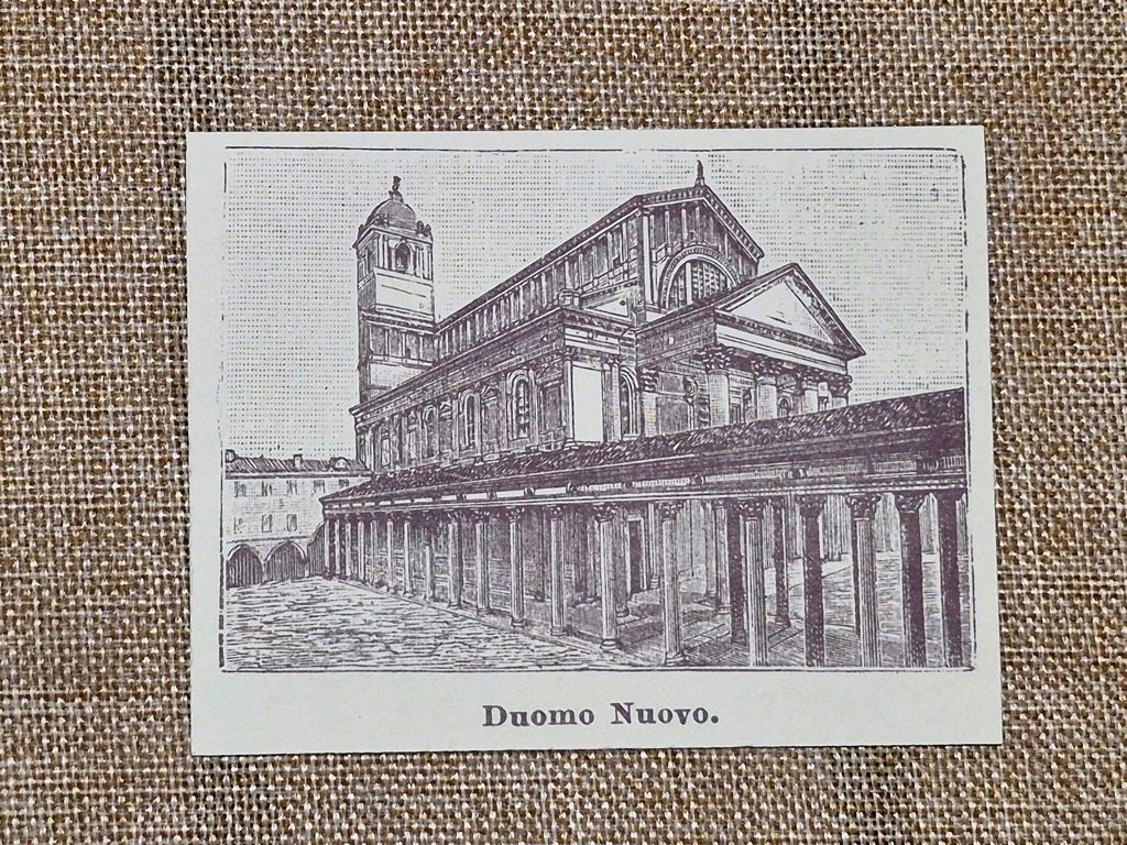 Novara nell'800 Duomo Nuovo Piemonte