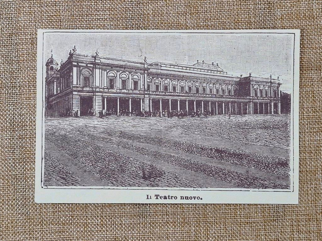 Novara nell'800 Il Teatro Nuovo Piemonte