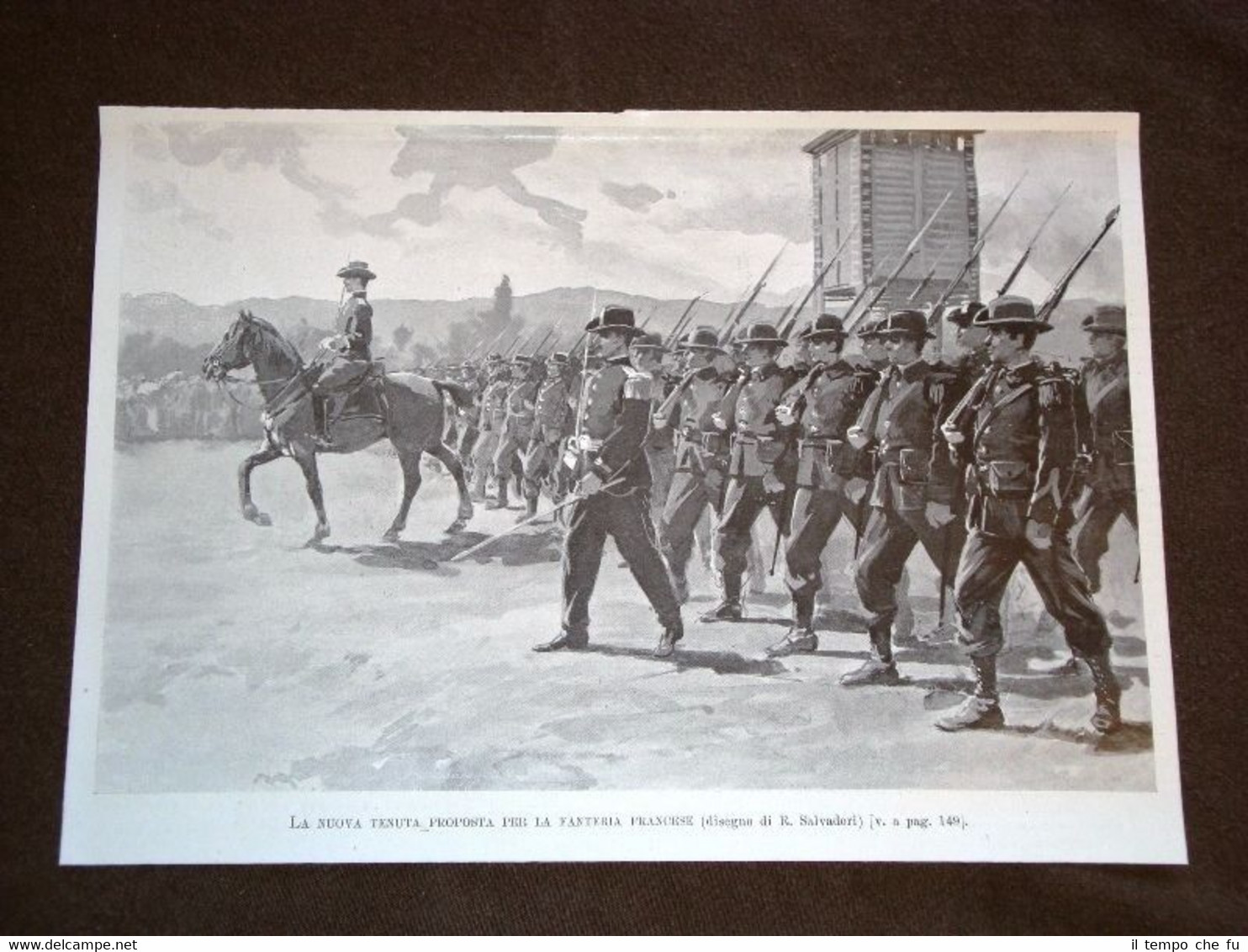 Nuova Tenuta della Fanteria di Francia nel 1903 + Subiaco …