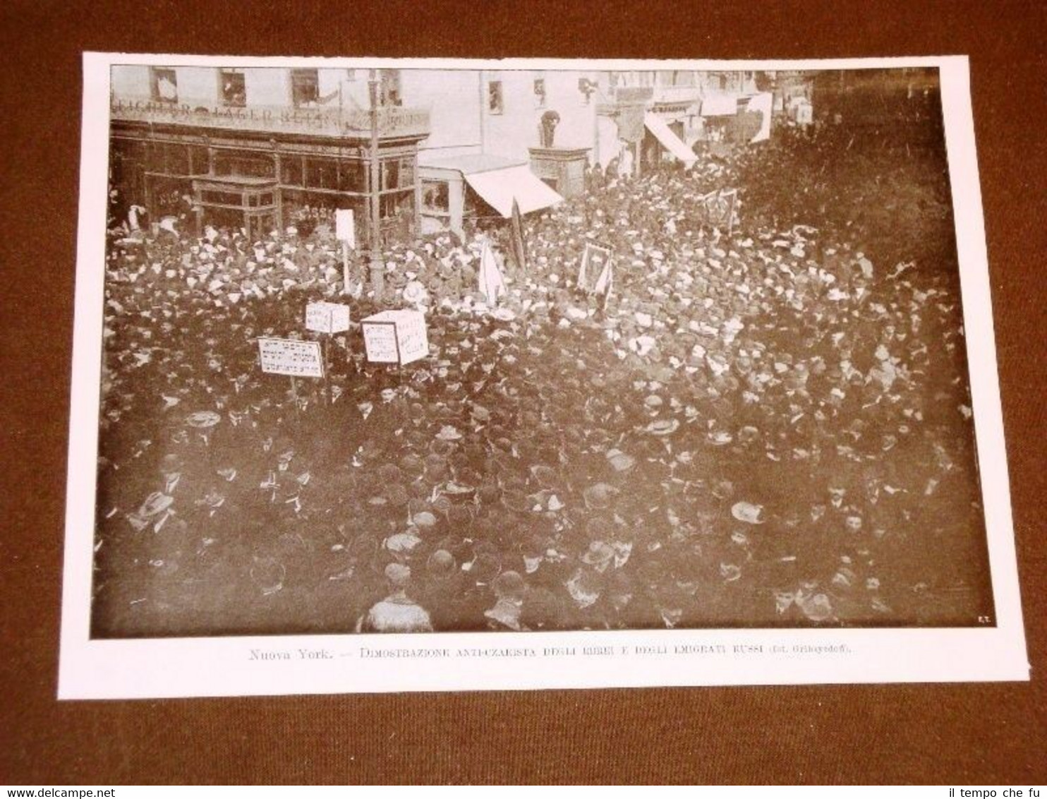 Nuova York New York nel 1906 Dimostrazione anti-Czarista degli Ebrei …