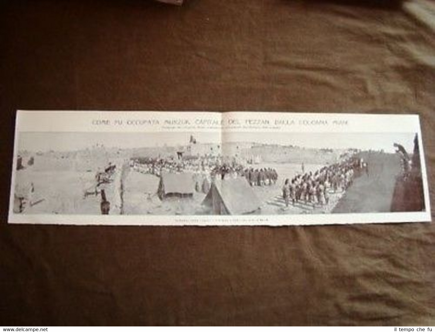 Occupazione di Murzuk Bandiera italiana Fezzan Libia