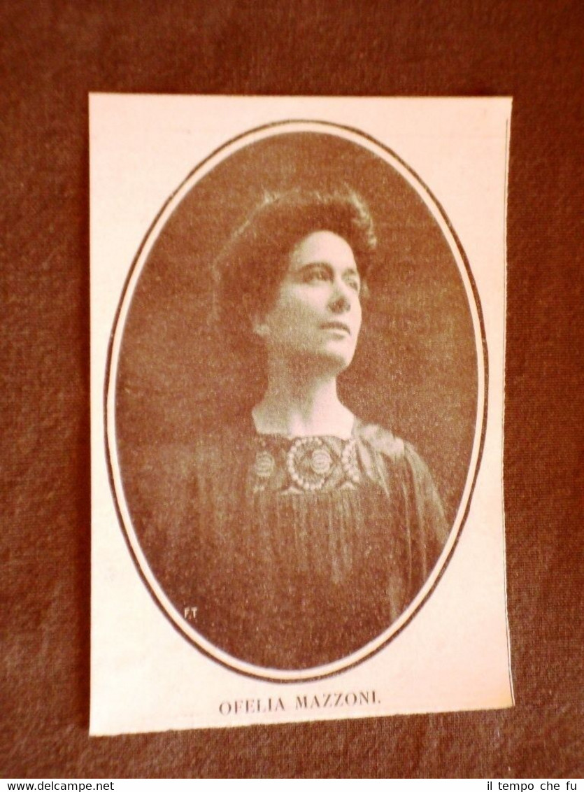 Ofelia Mazzoni nel 1911