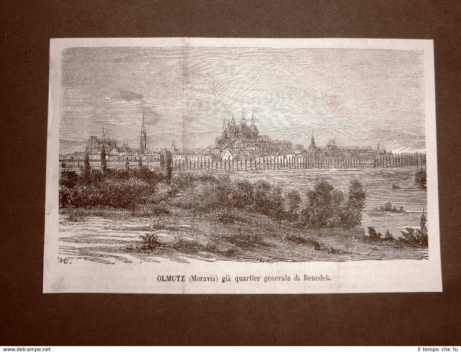 Olomouc nel 1866 Sede di Ludwig August von Benedek Terza …