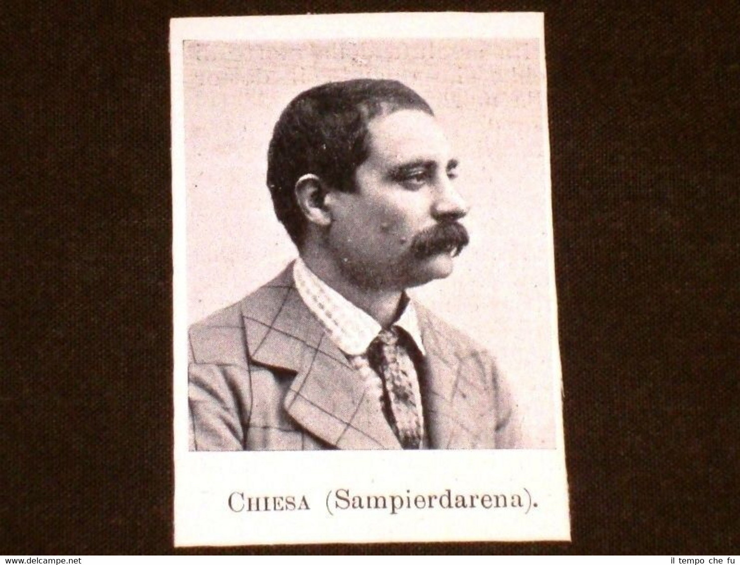 Onorevole Chiesa di Sampierdarena Deputato in Italia nel 1900