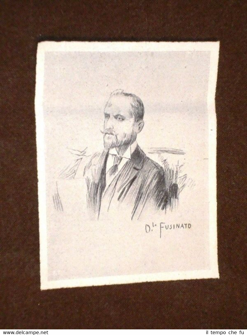 Onorevole Guido Fusinato di Castelfranco Veneto nel 1908