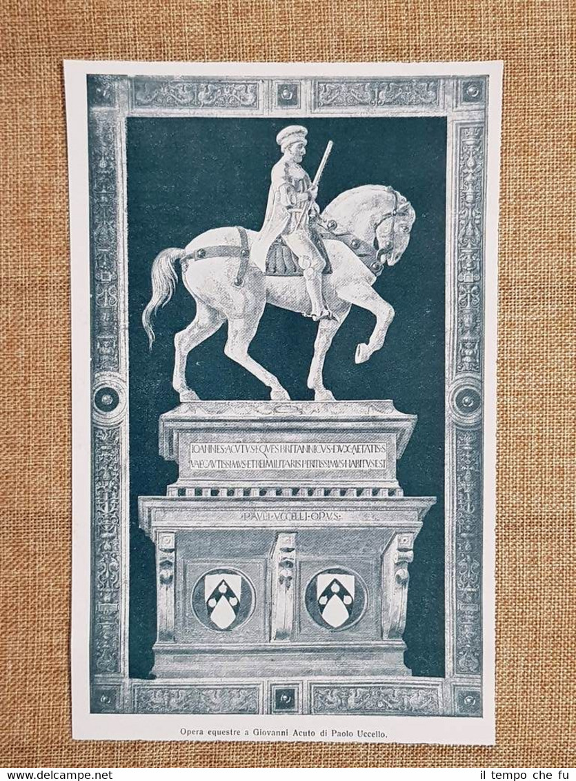 Opera equestre a Giovanni Acuto di Paolo Uccello Stampa del …