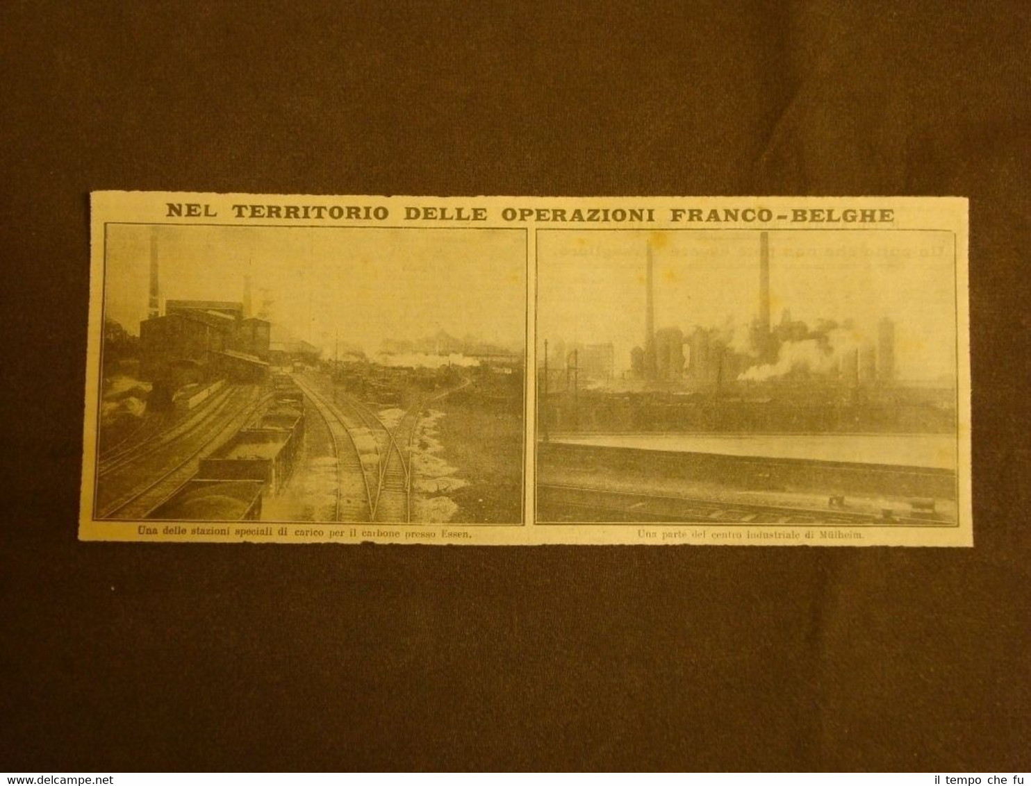 Operazioni sul territorio franco - belga nel 1923 Stazione di …