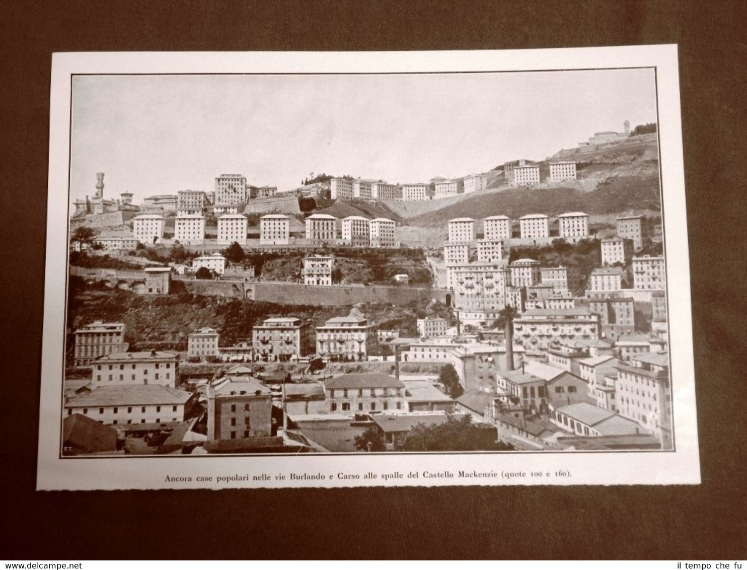 Oregina nel 1924 Case Vie Burlando e Carso Castello Mackenzie …