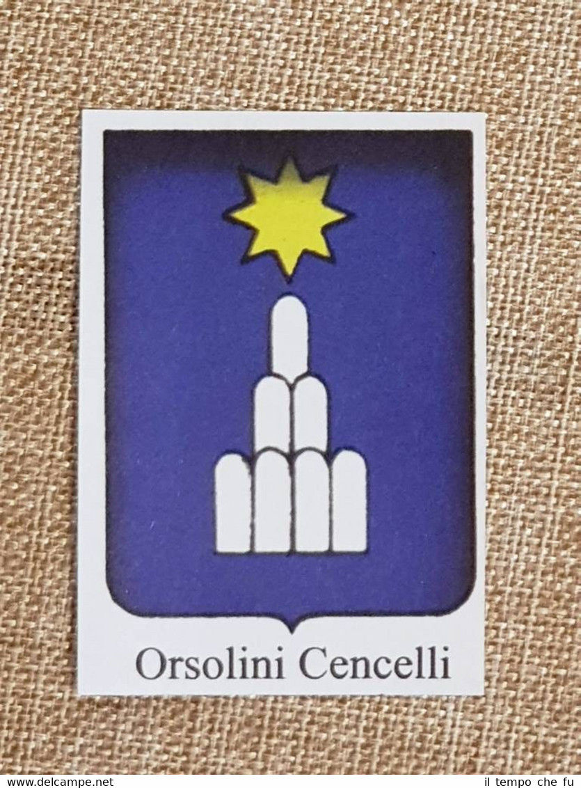 Orsolini Cencelli Famiglia nobile Stemma Annuario nobiltà e Giornale araldico