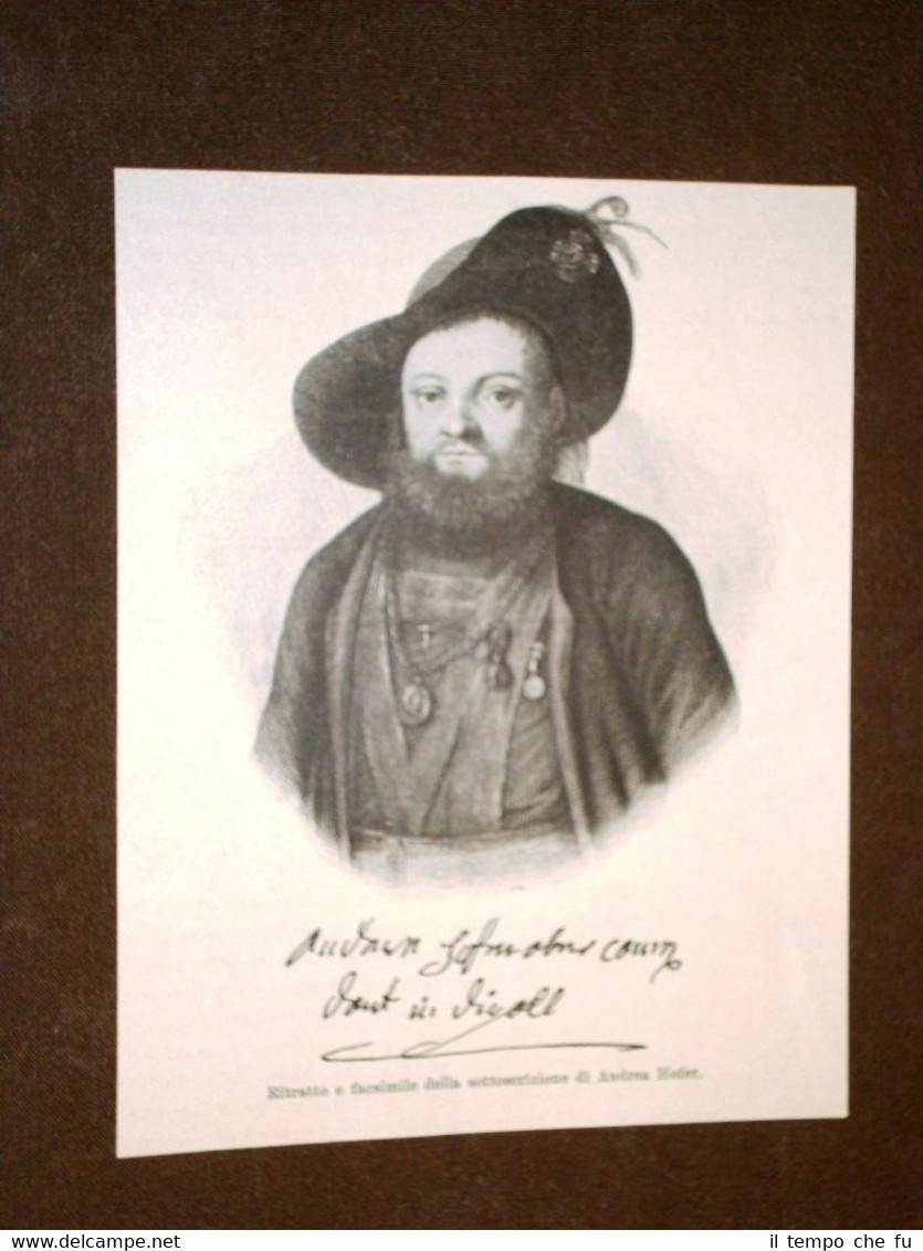 Oste Andreas Hofer San Leonardo in Passiria, 22.11.1767 – Mantova, …