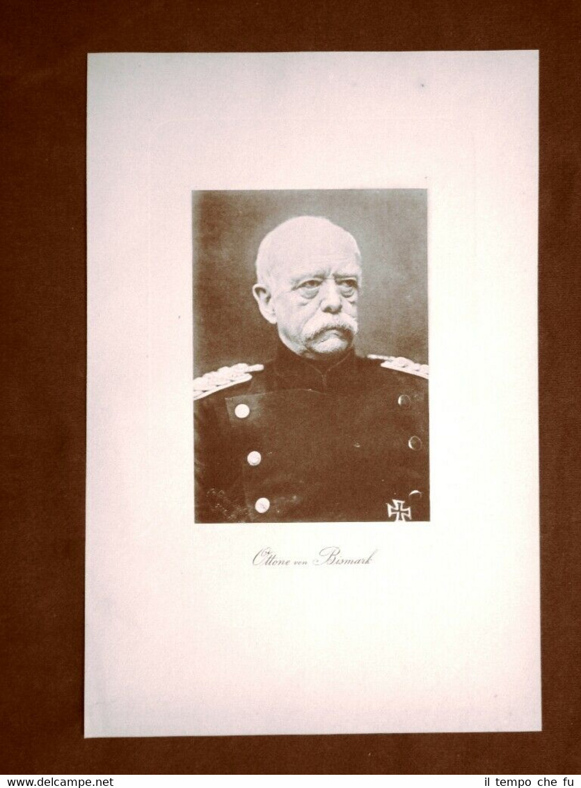 Otto Eduard Leopold von Bismarck-Schonhausen nel 1891 1815–1898 Stampa del …
