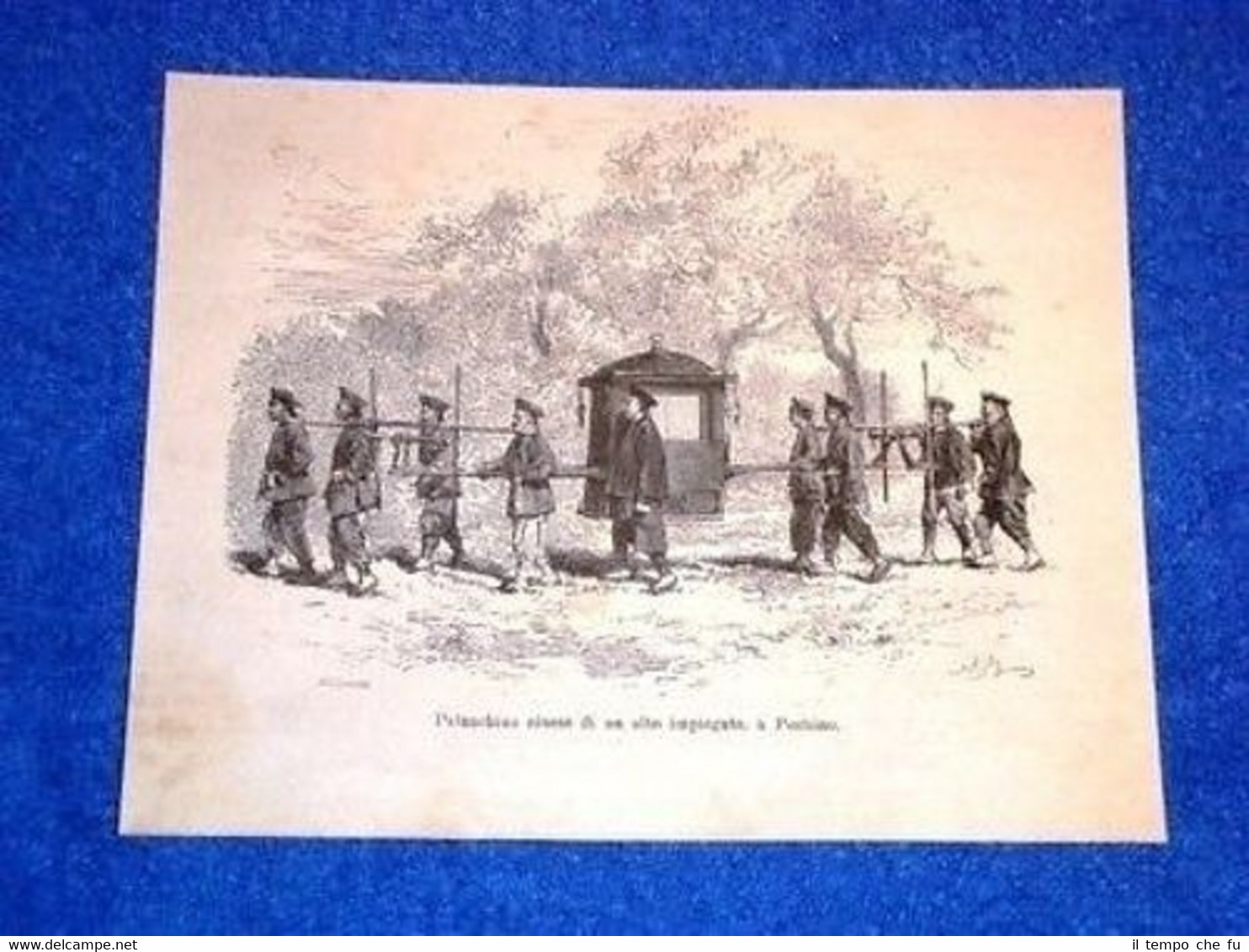 Palanchino cinese di un alto impiegato Pechino Cina