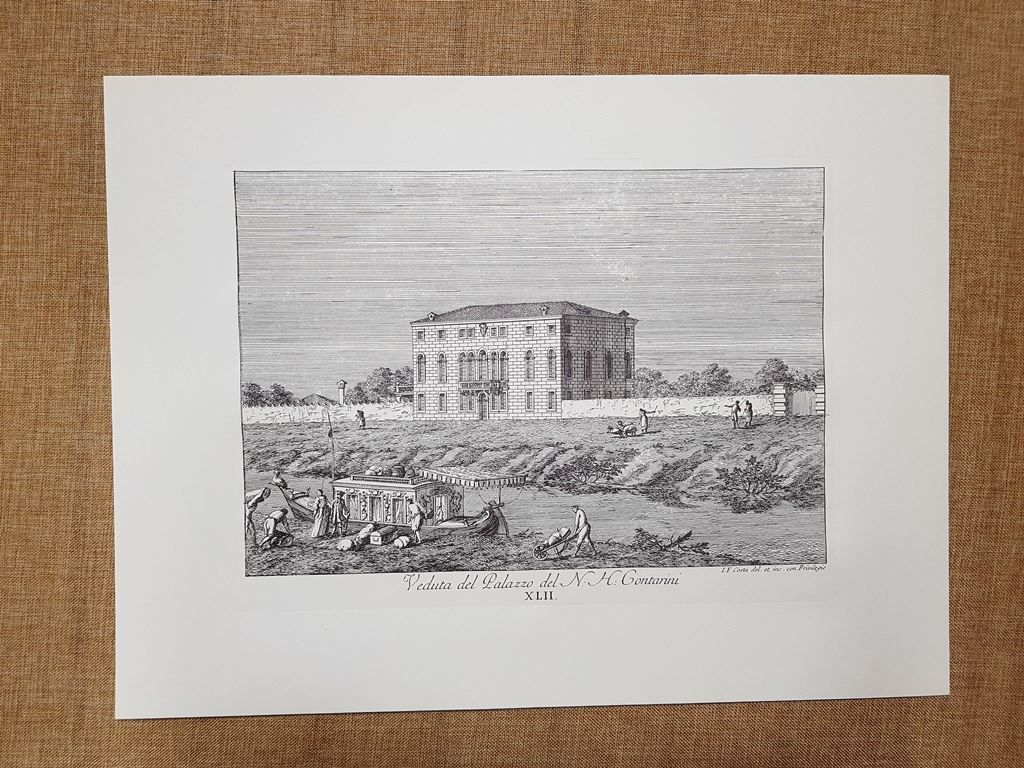 Palazzo Contarini Anno 1750 Gianf. Costa Delle delicie del fiume …