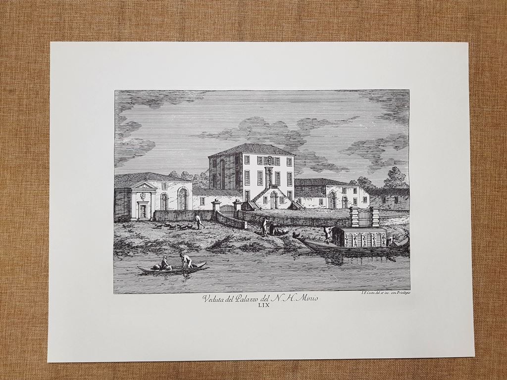 Palazzo Minio Anno 1750 Gianfr. Costa Delle delicie del fiume …