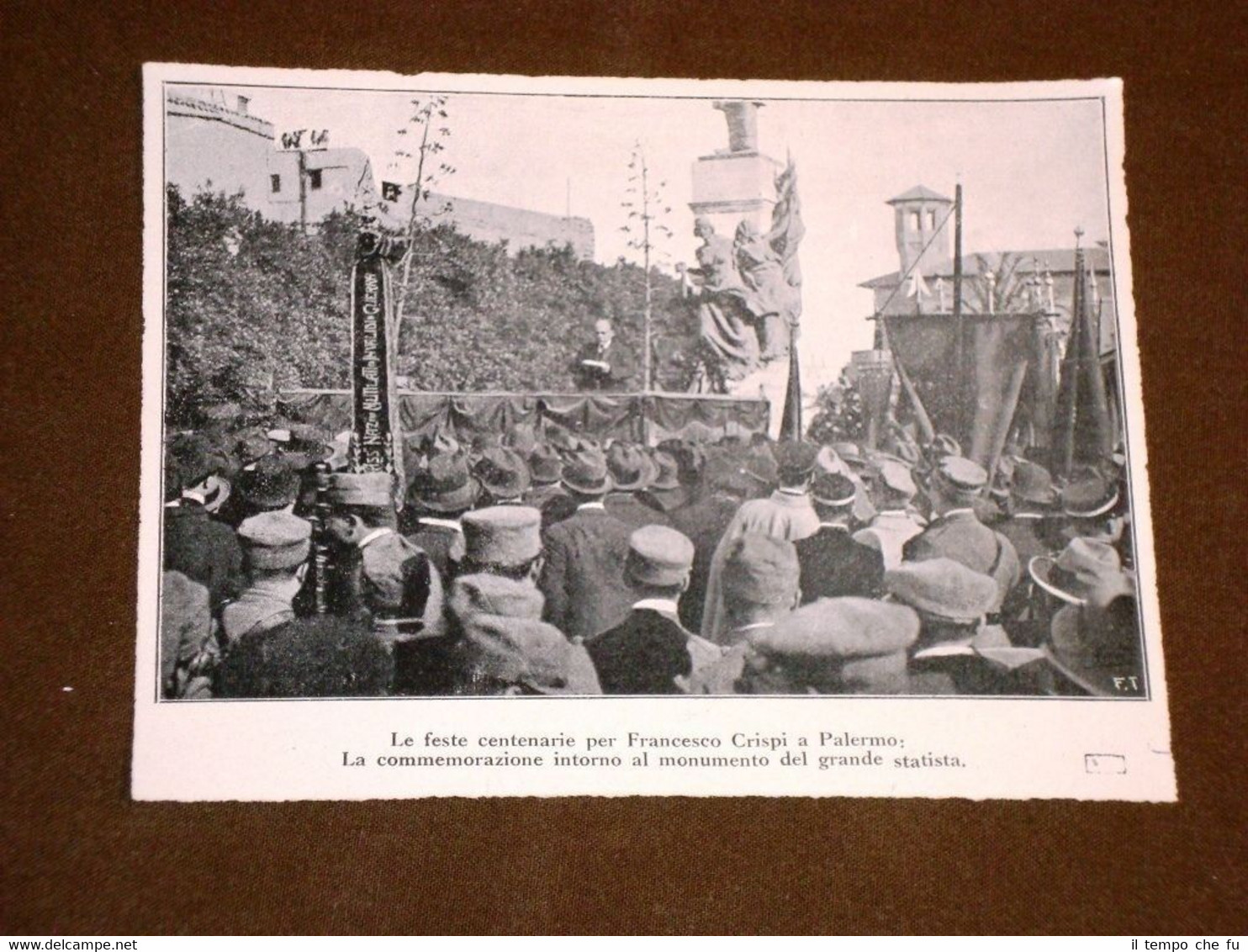 Palermo nel 1920 Feste per il centenario di Francesco Crispi …