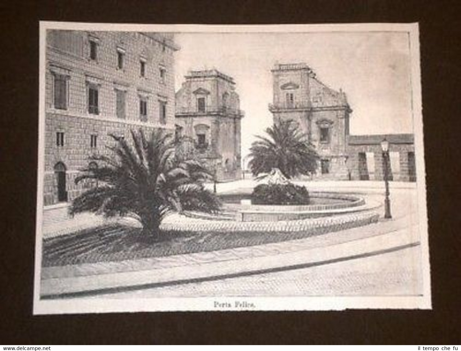 Palermo Porta Felice nel 1891