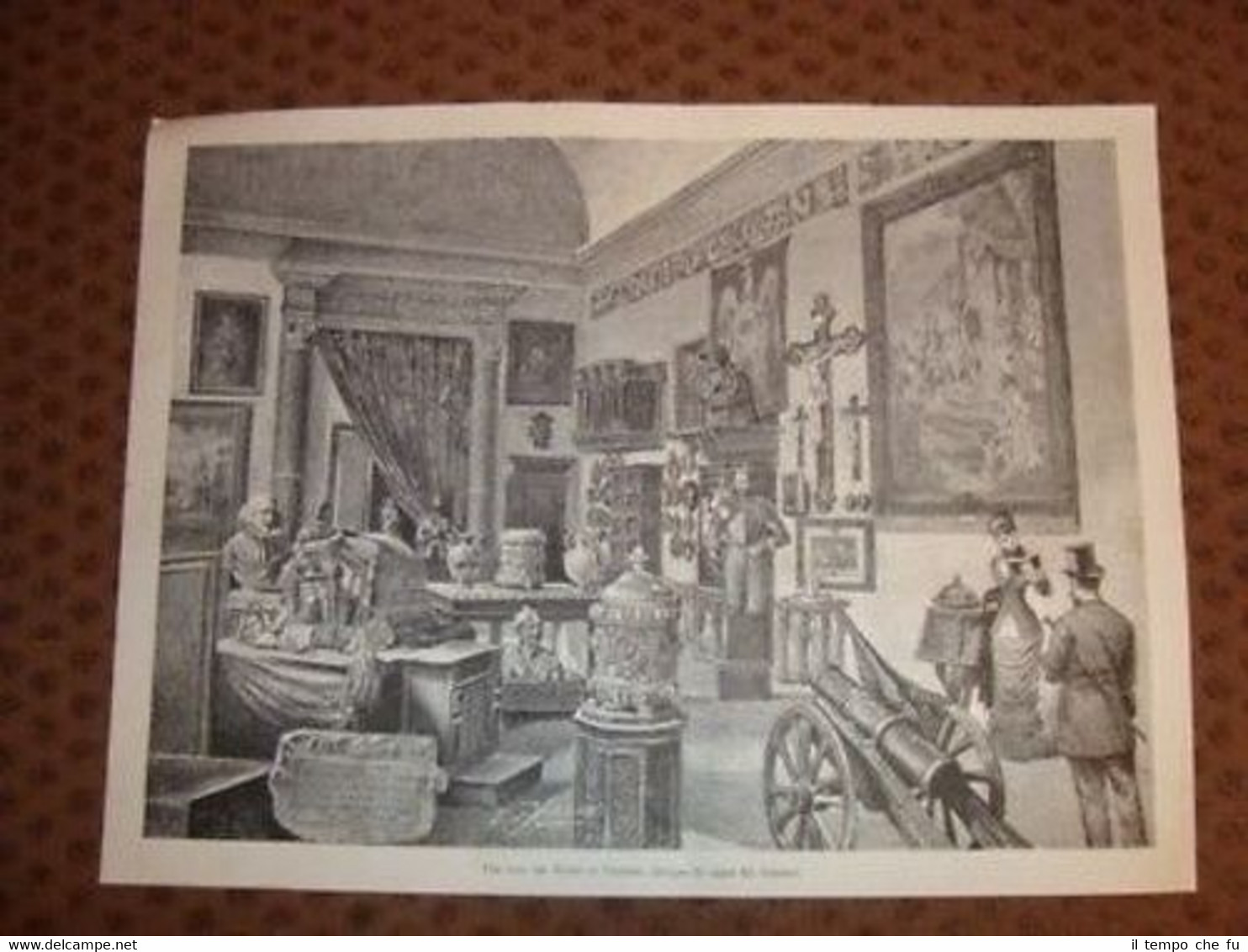 Palermo Una sala del Museo Disegno di Edmondo Ximenes