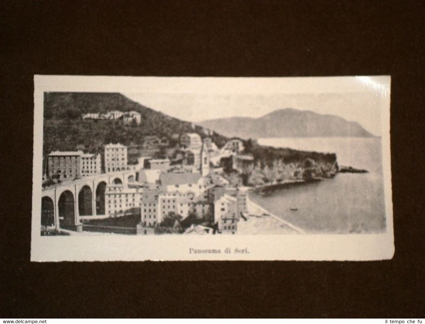 Panorama di Sori nel 1903 Liguria