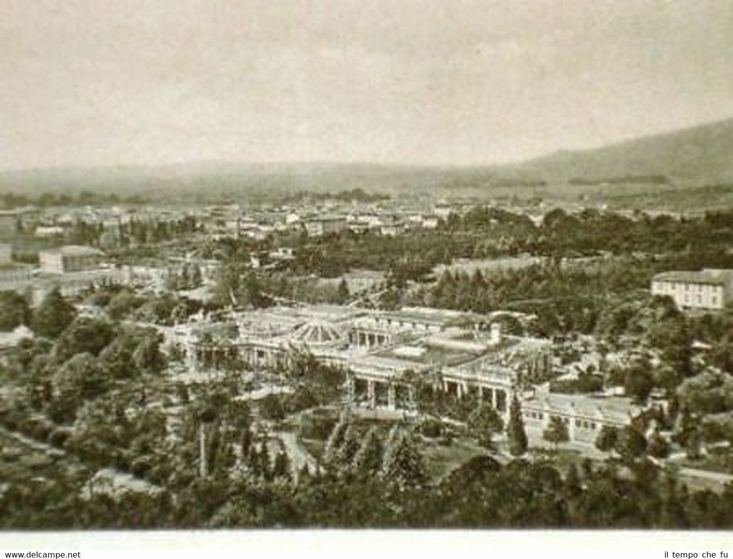 Panorama Montecatini Terme e Stabilimento Tettuccio